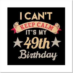 49th birthday gift Posters and Art